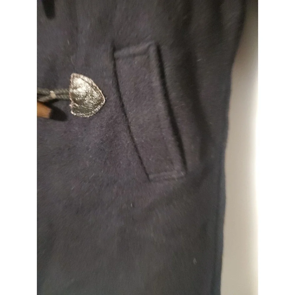 Carters Watch the Wear Girls Wool Coat Black Size 6 Zipper Button Up